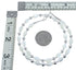 Sterling Silver Mother Of Pearl Bead Necklace AX121618
